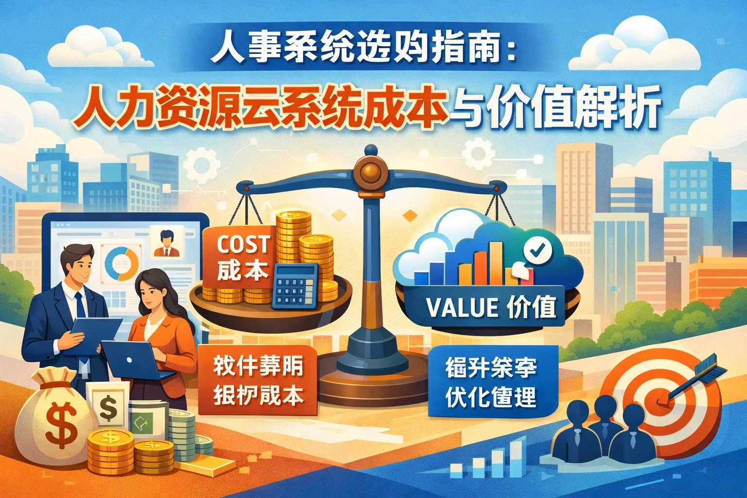 人事系统选购指南:人力资源云系统成本与价值解析