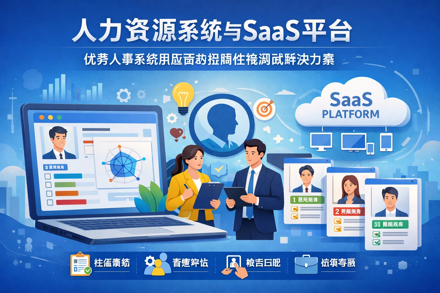 人力资源系统与SaaS平台：优秀人事系统供应商的招聘性格测试解决方案