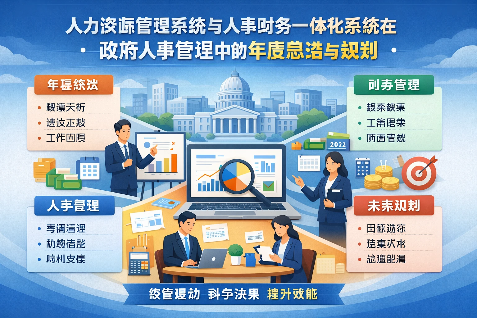 人力资源管理系统与人事财务一体化系统在政府人事管理中的年度总结与规划