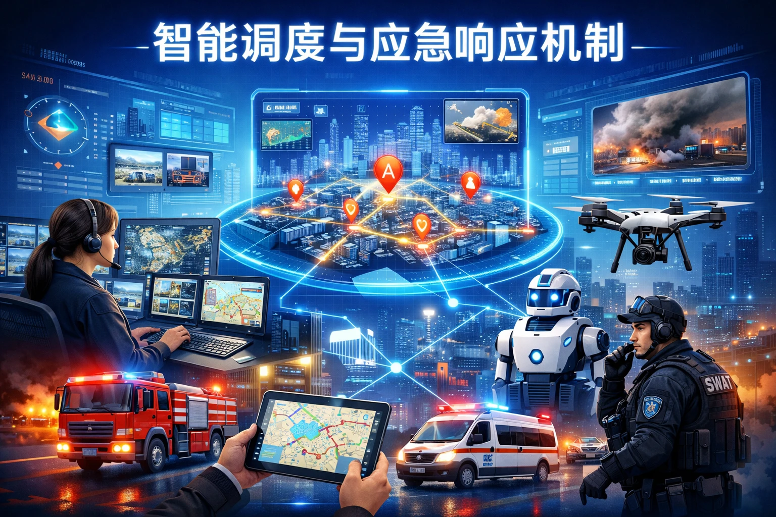 智能调度与应急响应机制