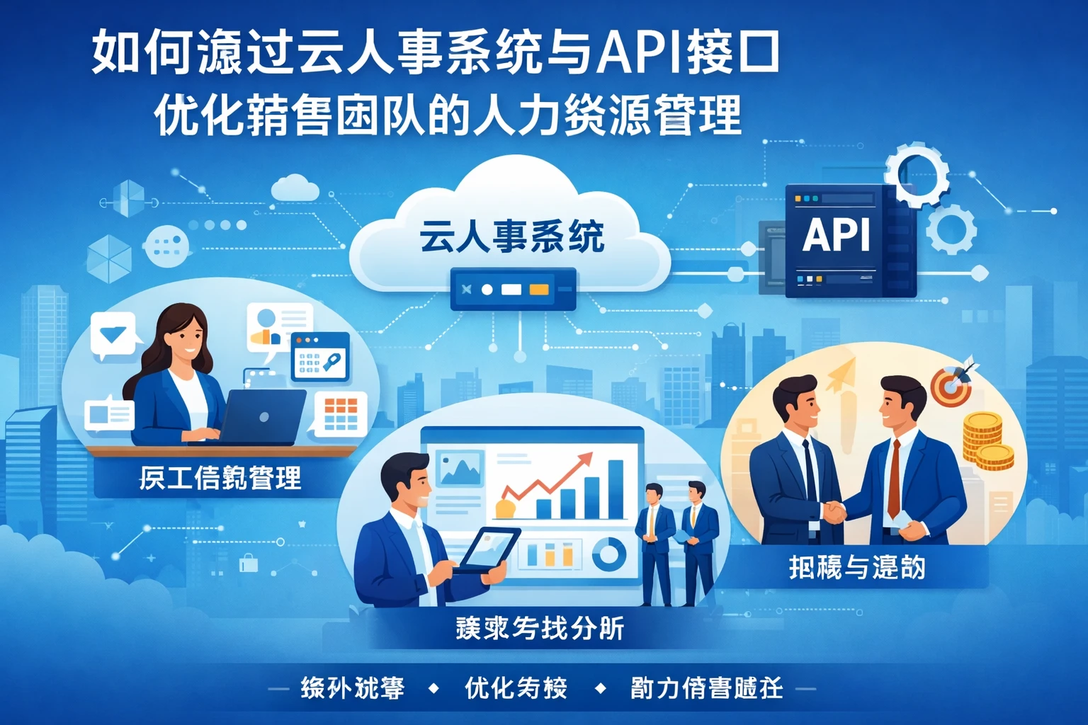 如何通过云人事系统与API接口优化销售团队的人力资源管理