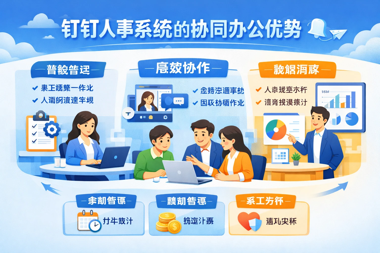 钉钉人事系统的协同办公优势