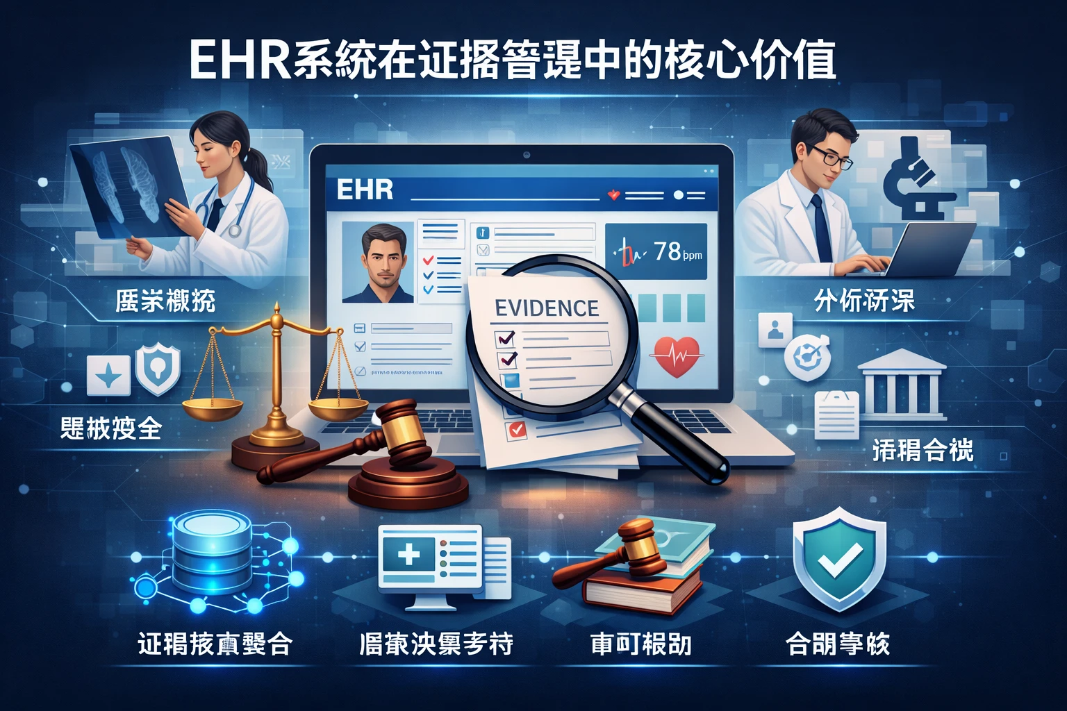 EHR系统在证据管理中的核心价值