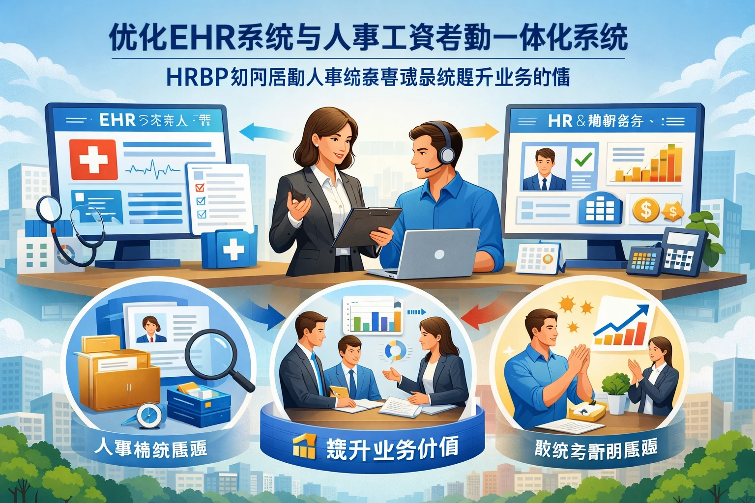 优化EHR系统与人事工资考勤一体化系统：HRBP如何借助人事档案管理系统提升业务价值