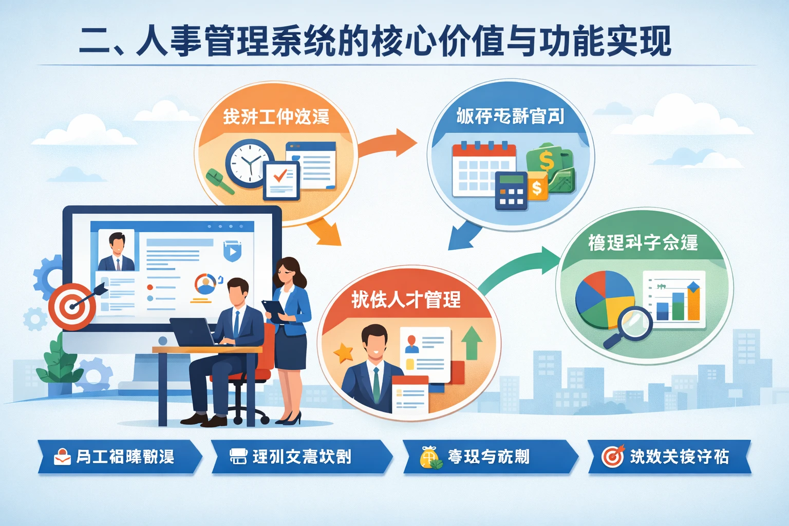 二、人事管理系统的核心价值与功能实现
