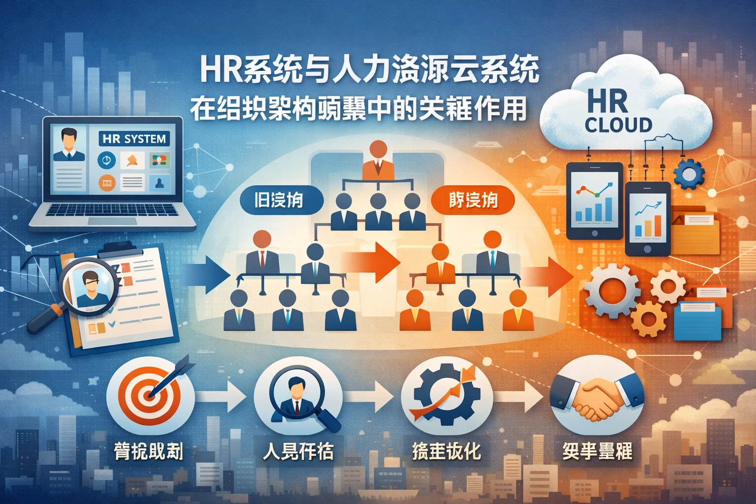 HR系统与人力资源云系统在组织架构调整中的关键作用