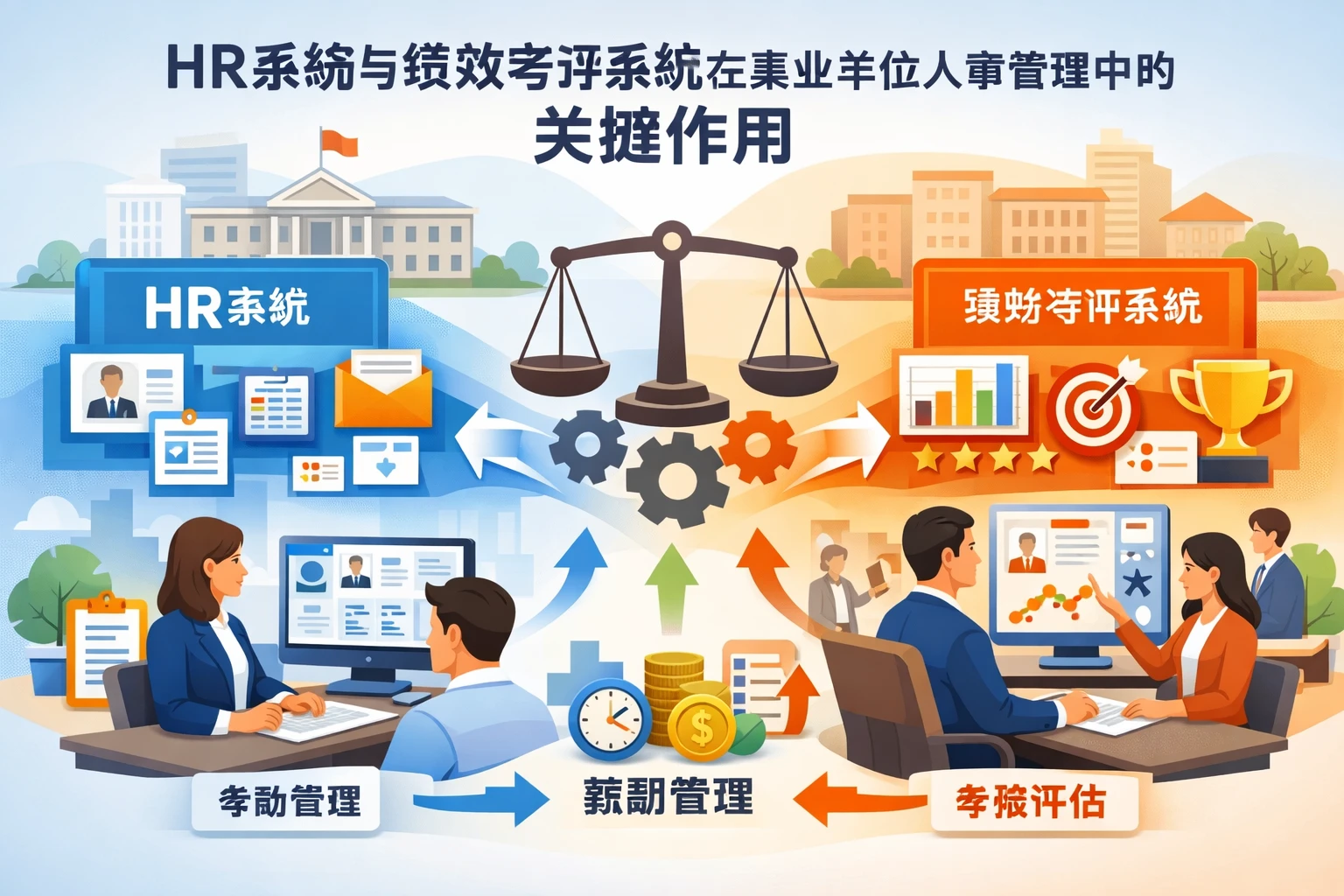 HR系统与绩效考评系统在事业单位人事管理中的关键作用