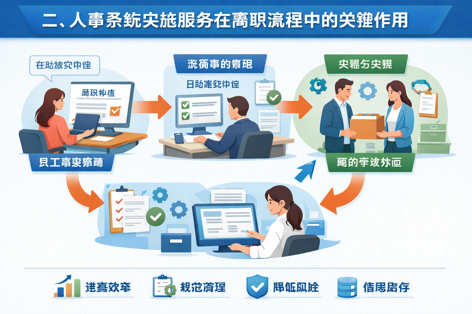 二、人事系统实施服务在离职流程中的关键作用