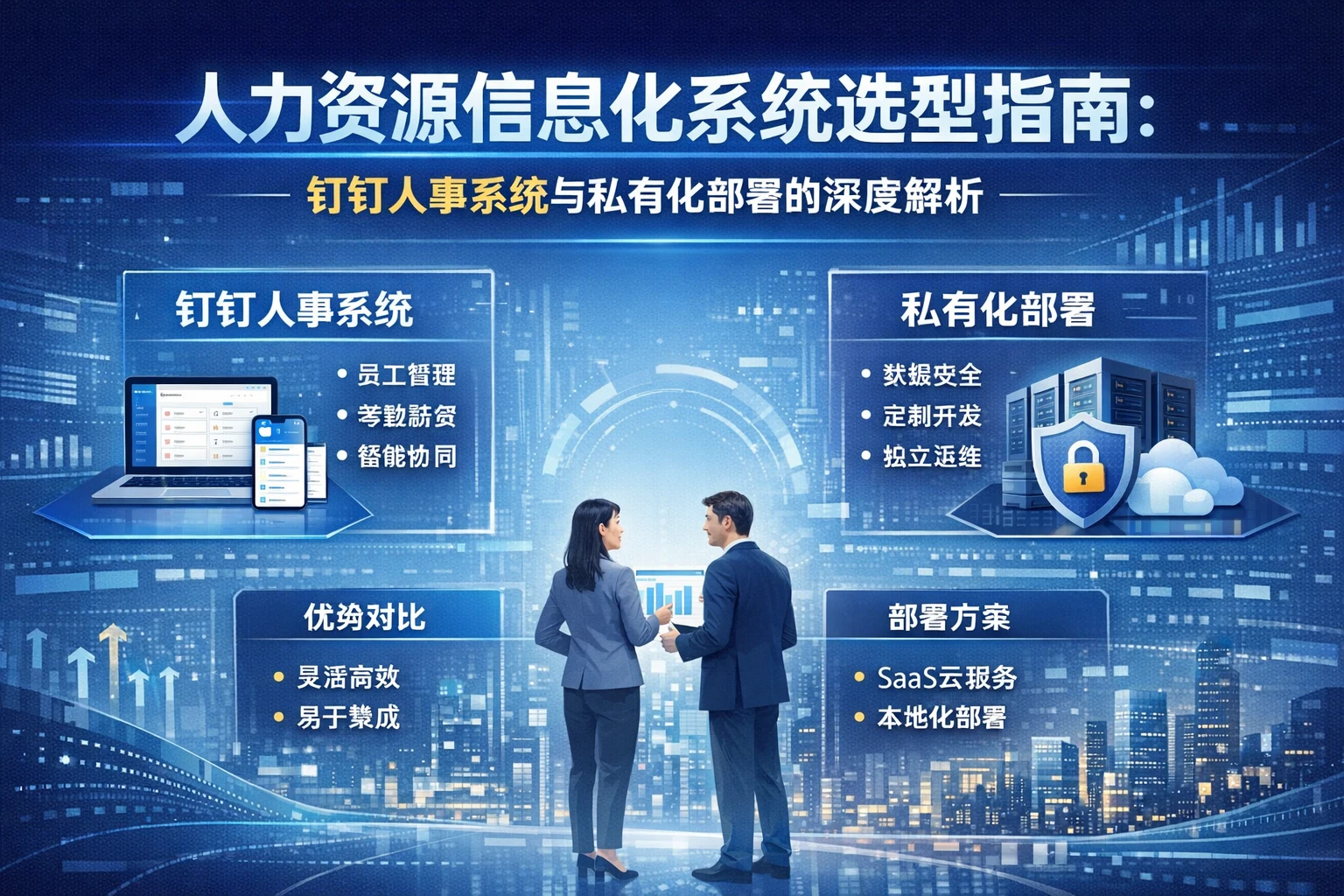人力资源信息化系统选型指南：钉钉人事系统与私有化部署的深度解析