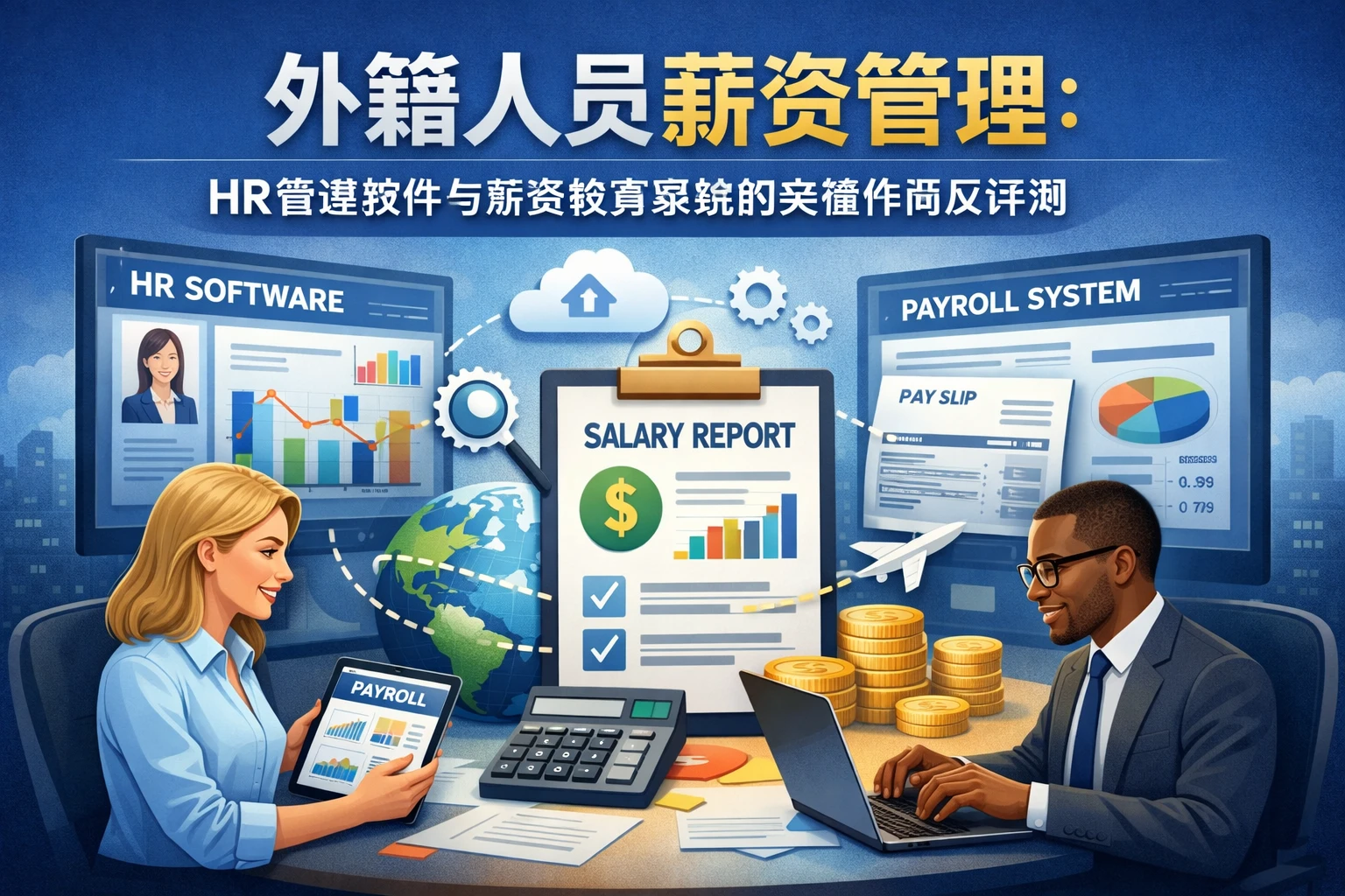 外籍人员薪资管理：HR管理软件与薪资核算系统的关键作用及评测