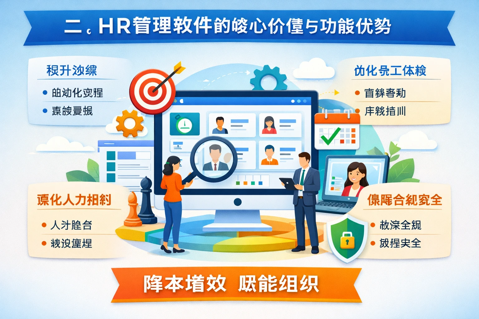 二、HR管理软件的核心价值与功能优势
