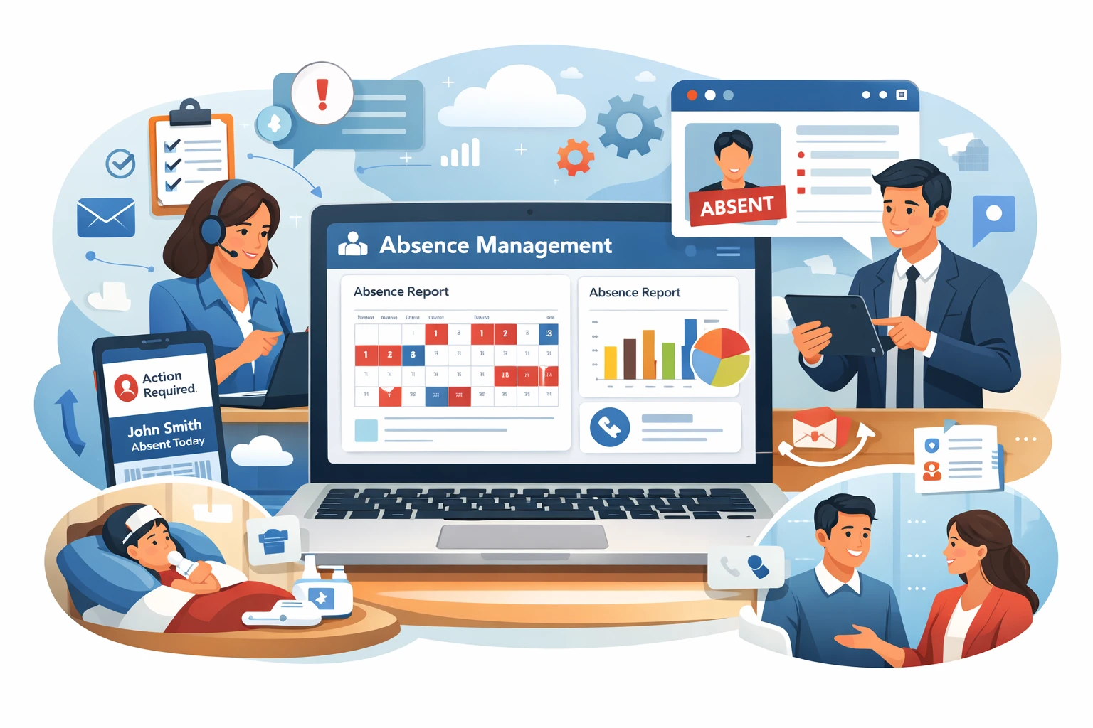 运用人力资源软件与人事管理SaaS系统高效处理员工缺勤问题