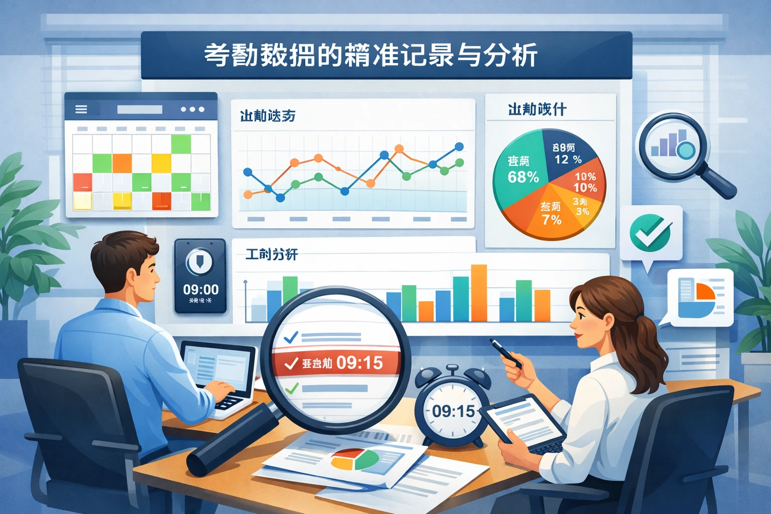 考勤数据的精准记录与分析