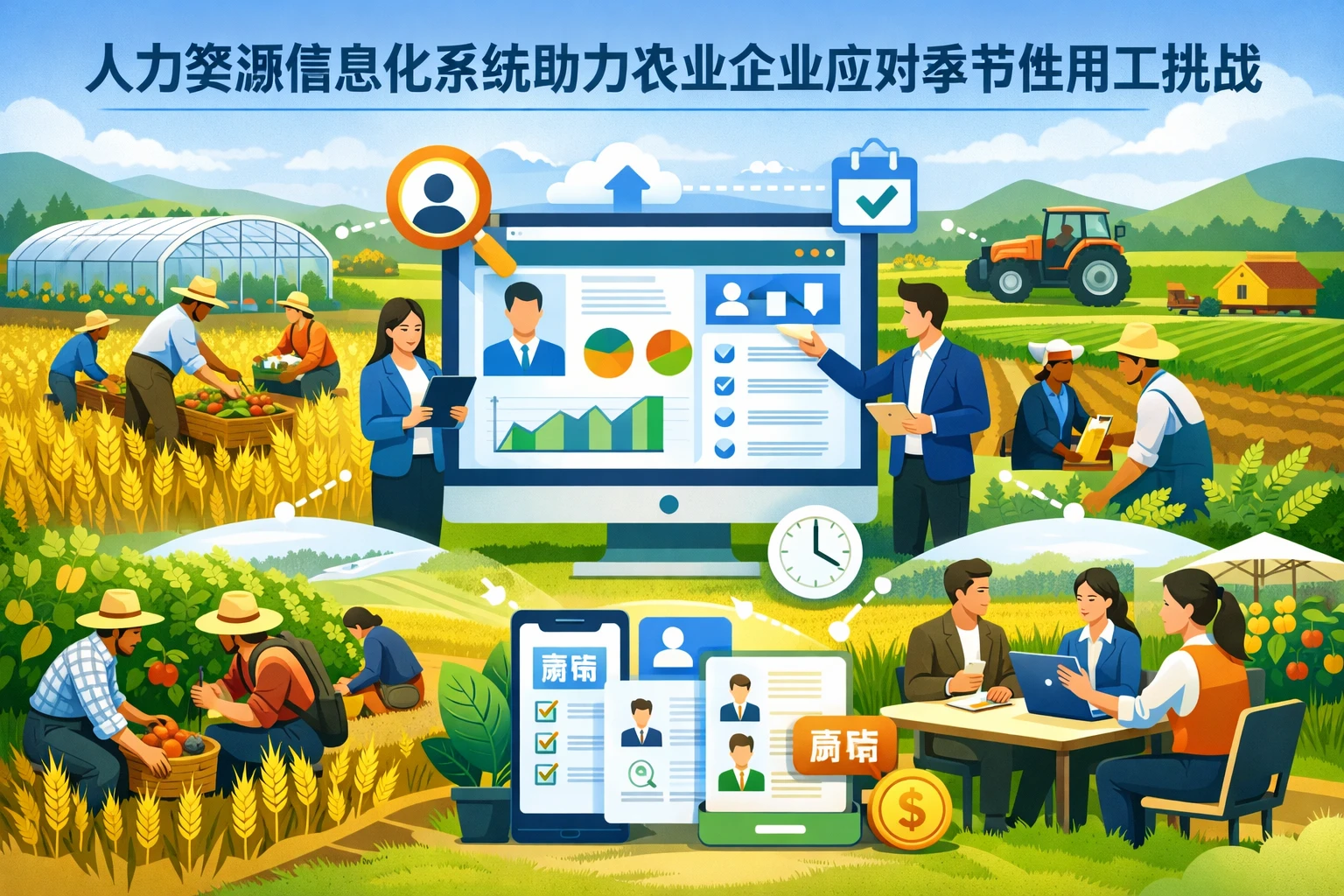 人力资源信息化系统助力农业企业应对季节性用工挑战
