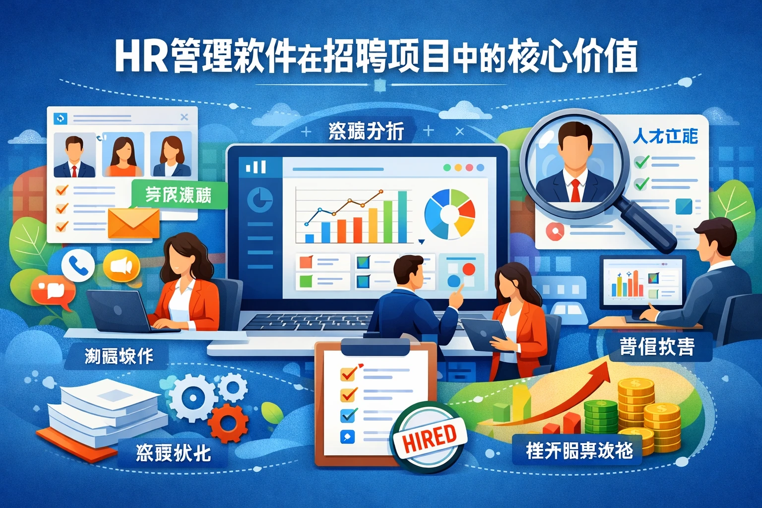 HR管理软件在招聘项目中的核心价值