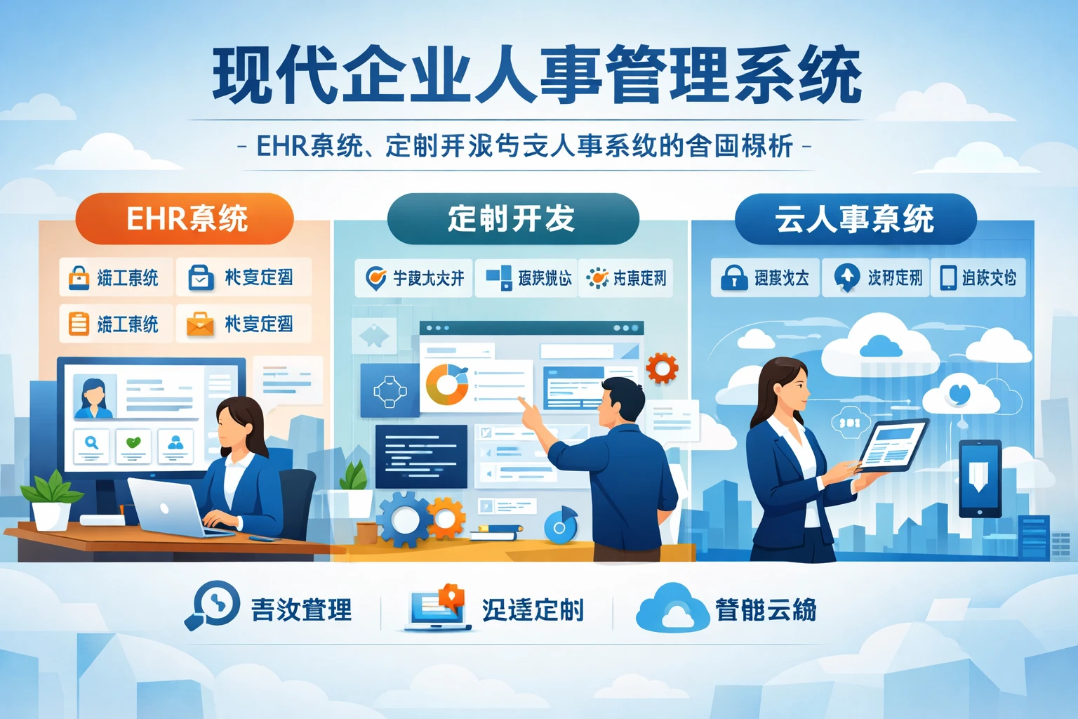 现代企业人事管理系统：EHR系统、定制开发与云人事系统的全面解析