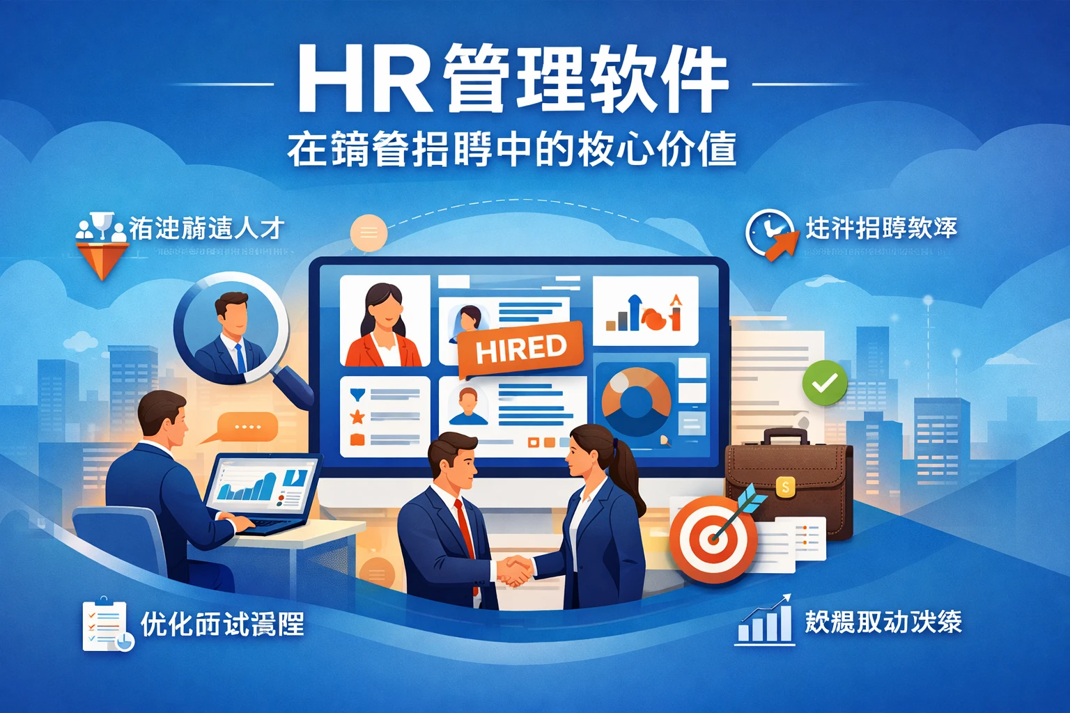 HR管理软件在销售招聘中的核心价值