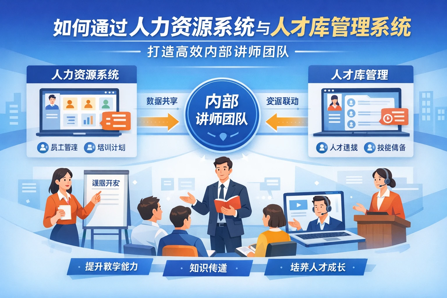 如何通过人力资源系统与人才库管理系统打造高效内部讲师团队