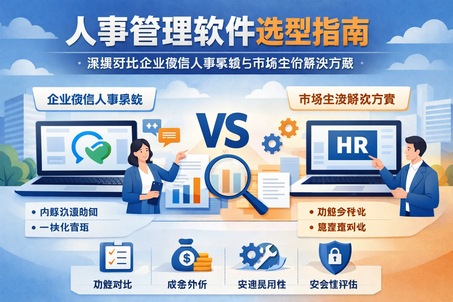 人事管理软件选型指南：深度对比企业微信人事系统与市场主流解决方案