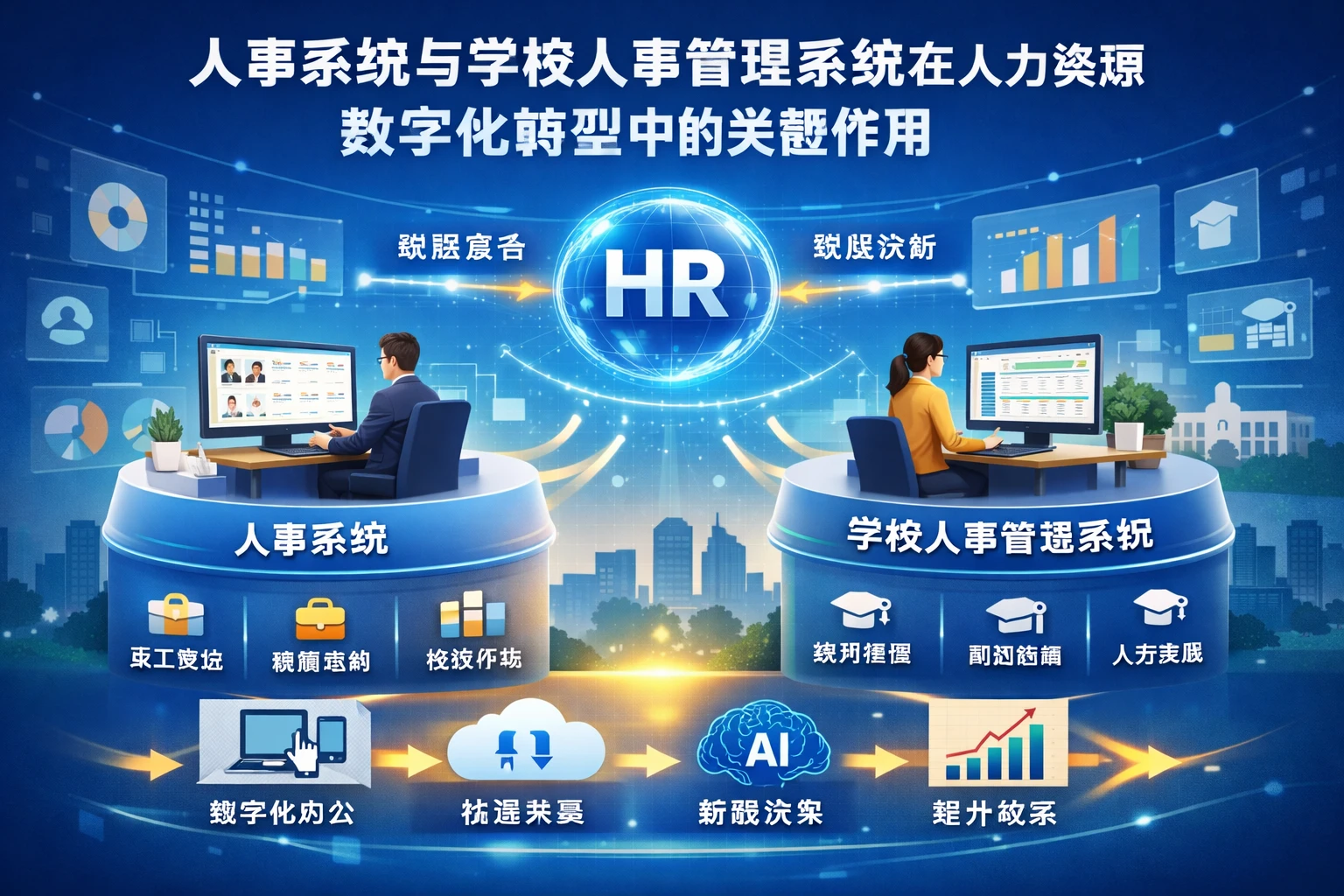 人事系统与学校人事管理系统在人力资源数字化转型中的关键作用