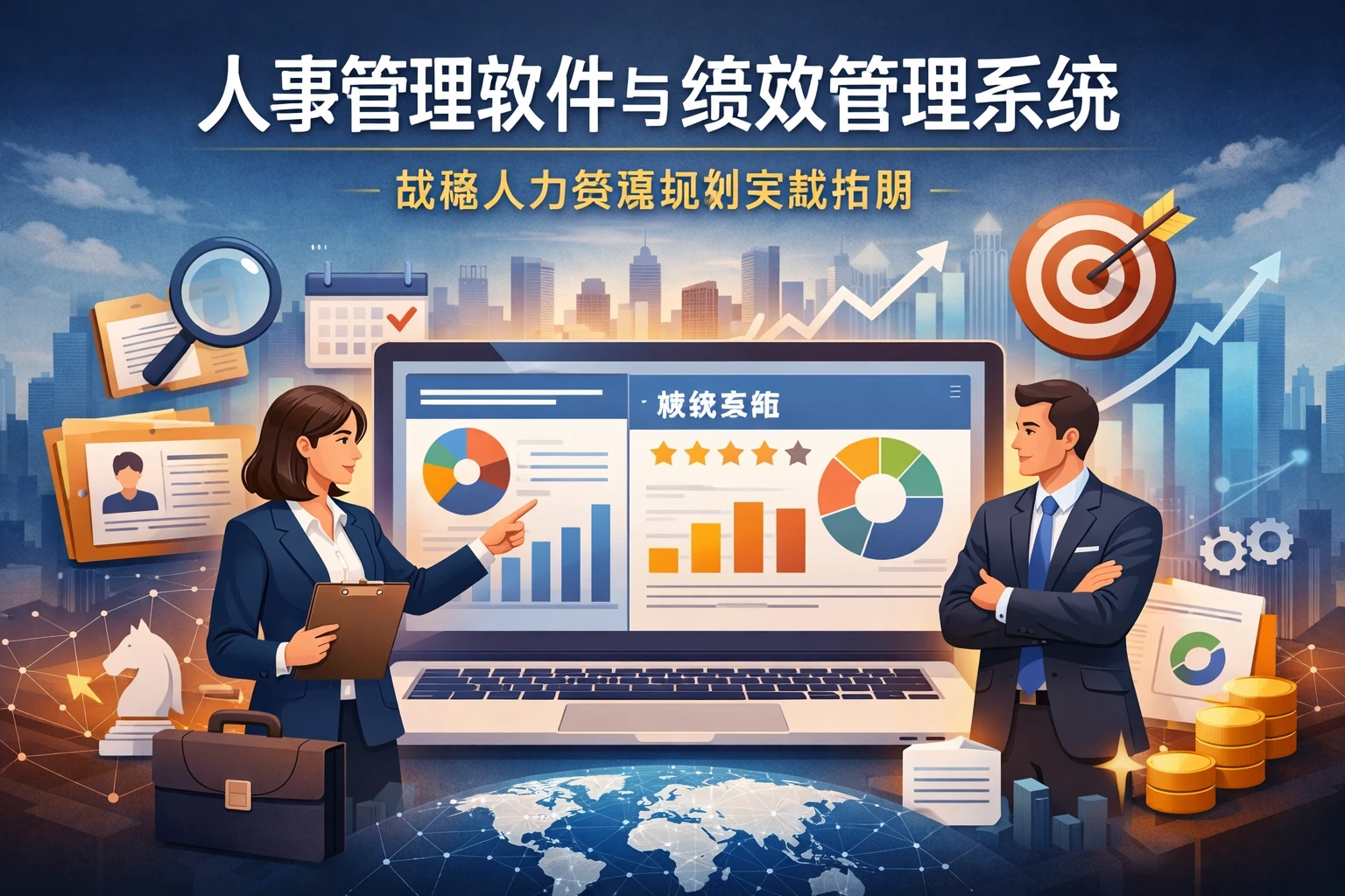 人事管理软件与绩效管理系统：战略人力资源规划实战指南