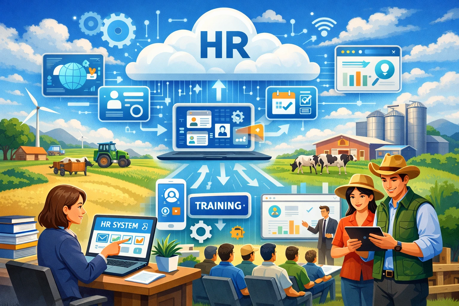 云端HR系统驱动的人力资源信息化解决方案在农牧企业培训管理中的创新应用