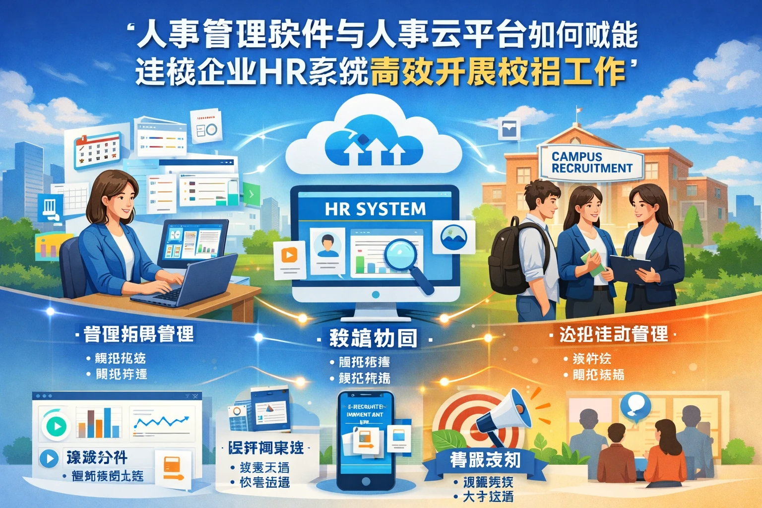 人事管理软件与人事云平台如何赋能连锁企业HR系统高效开展校招工作