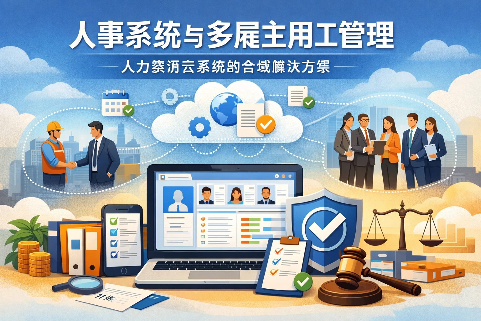 人事系统与多雇主用工管理：人力资源云系统的合规解决方案