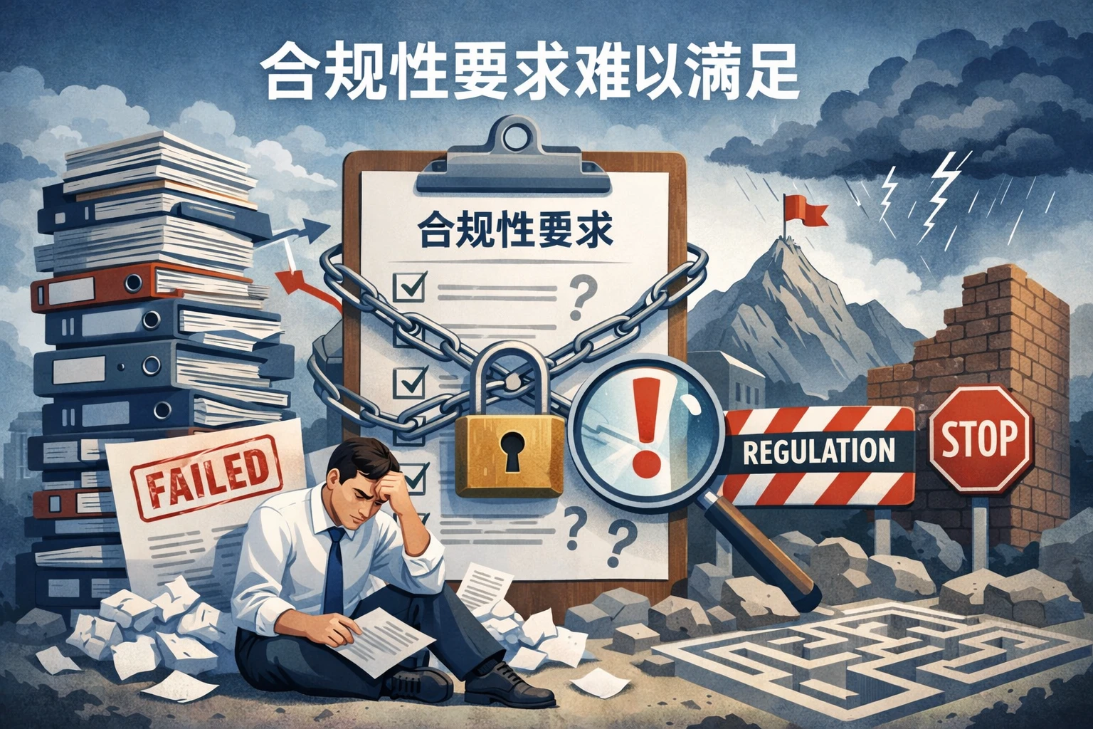 合规性要求难以满足