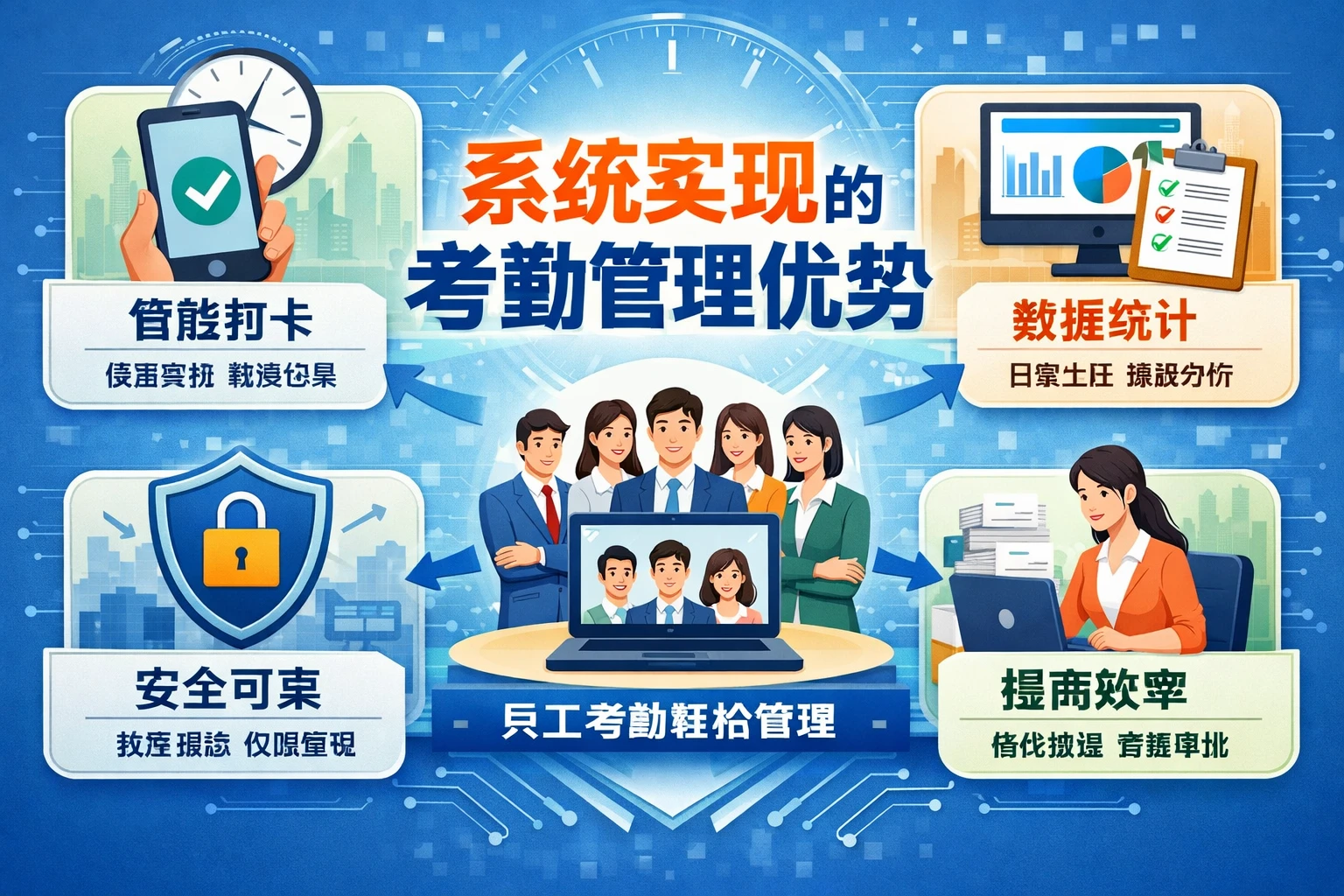 系统实现的考勤管理优势