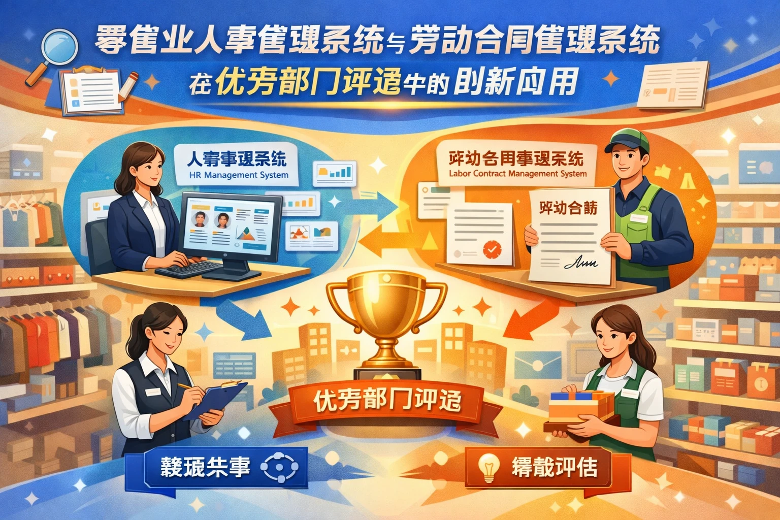 零售业人事管理系统与劳动合同管理系统在优秀部门评选中的创新应用