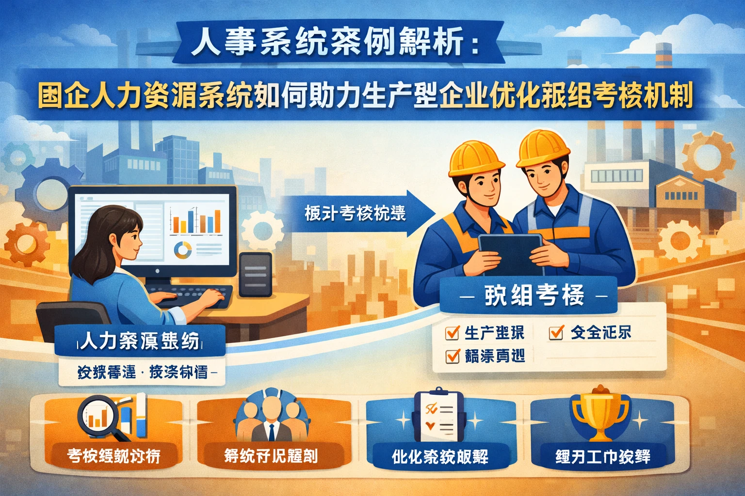 人事系统案例解析：国企人力资源系统如何助力生产型企业优化班组考核机制