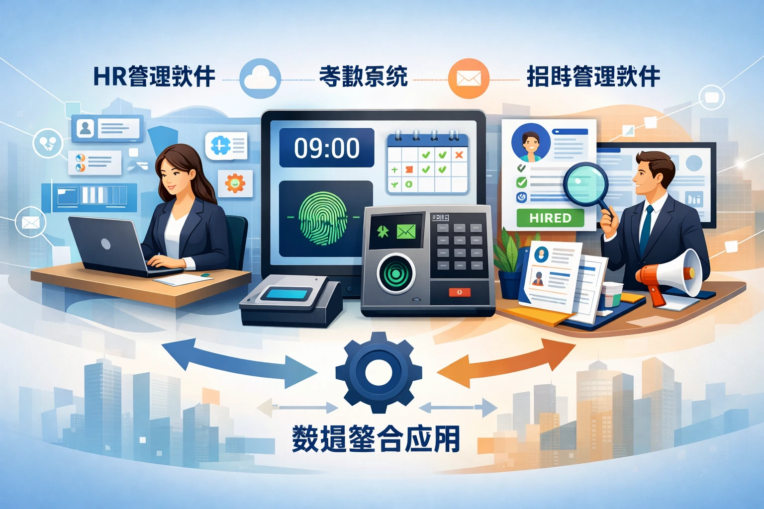优化企业人力资源管理：HR管理软件、考勤系统与招聘管理软件的整合应用