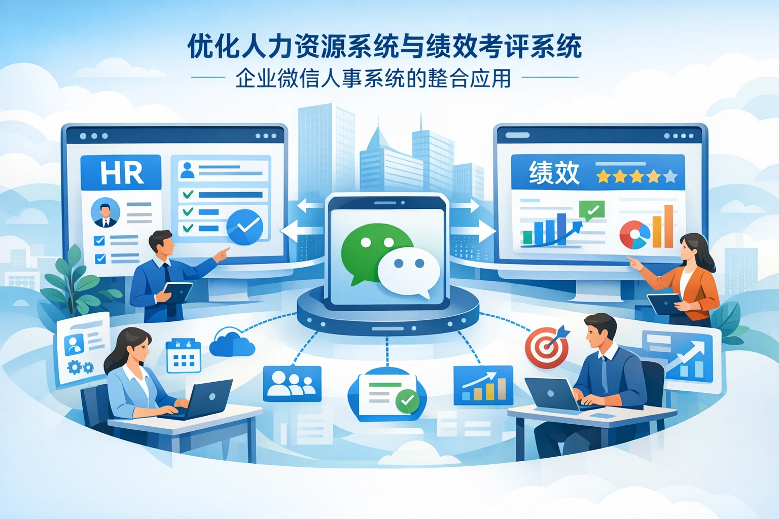 优化人力资源系统与绩效考评系统:企业微信人事系统的整合应用