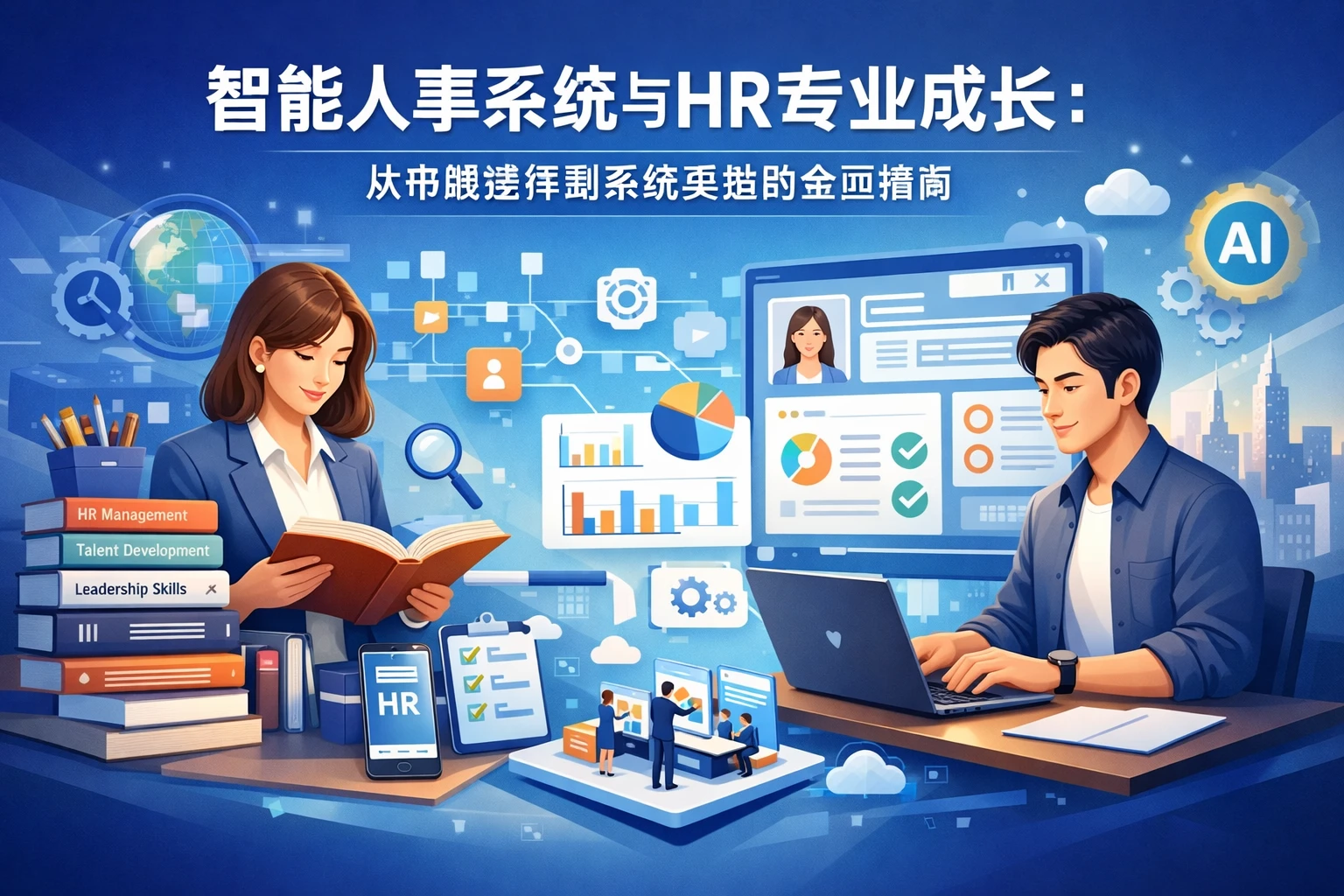 智能人事系统与HR专业成长：从书籍选择到系统实施的全面指南
