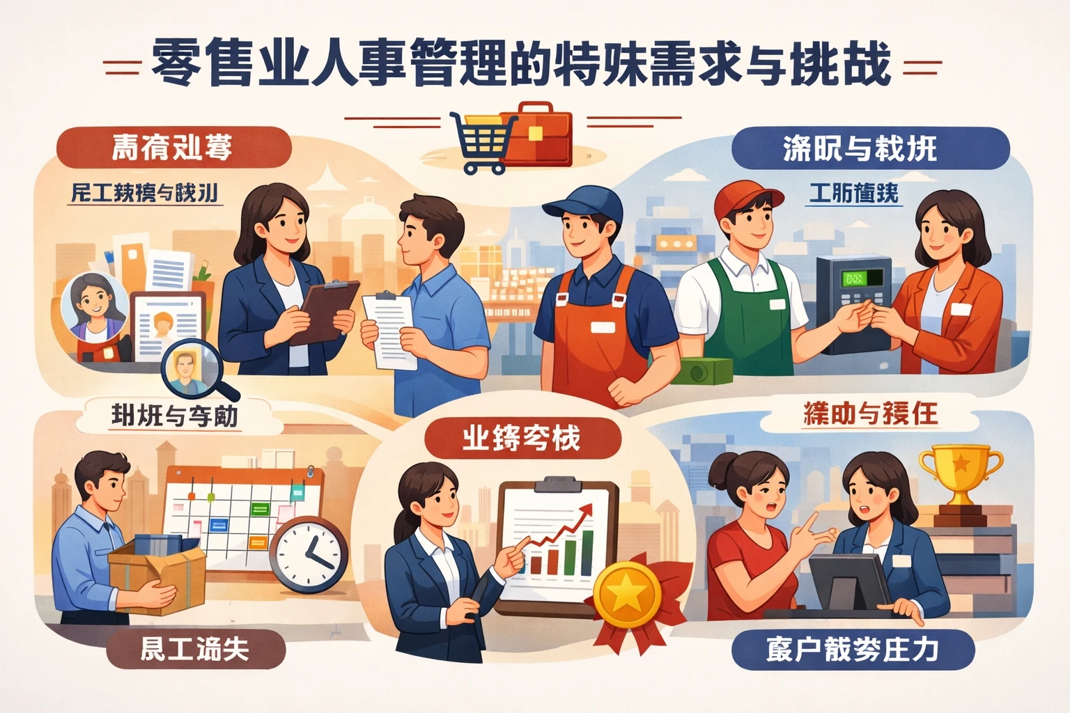 零售业人事管理的特殊需求与挑战