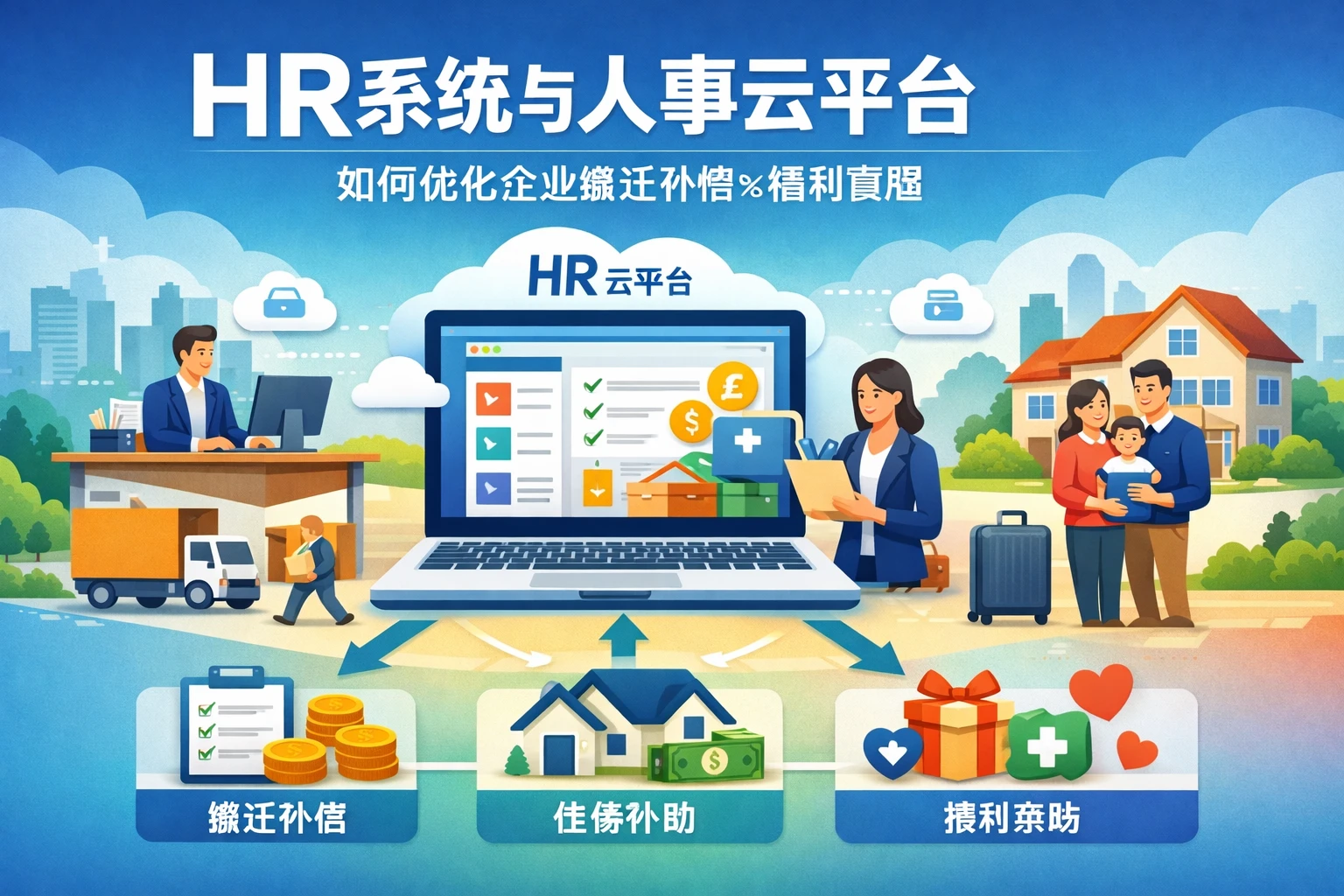 HR系统与人事云平台如何优化企业搬迁补偿与福利管理