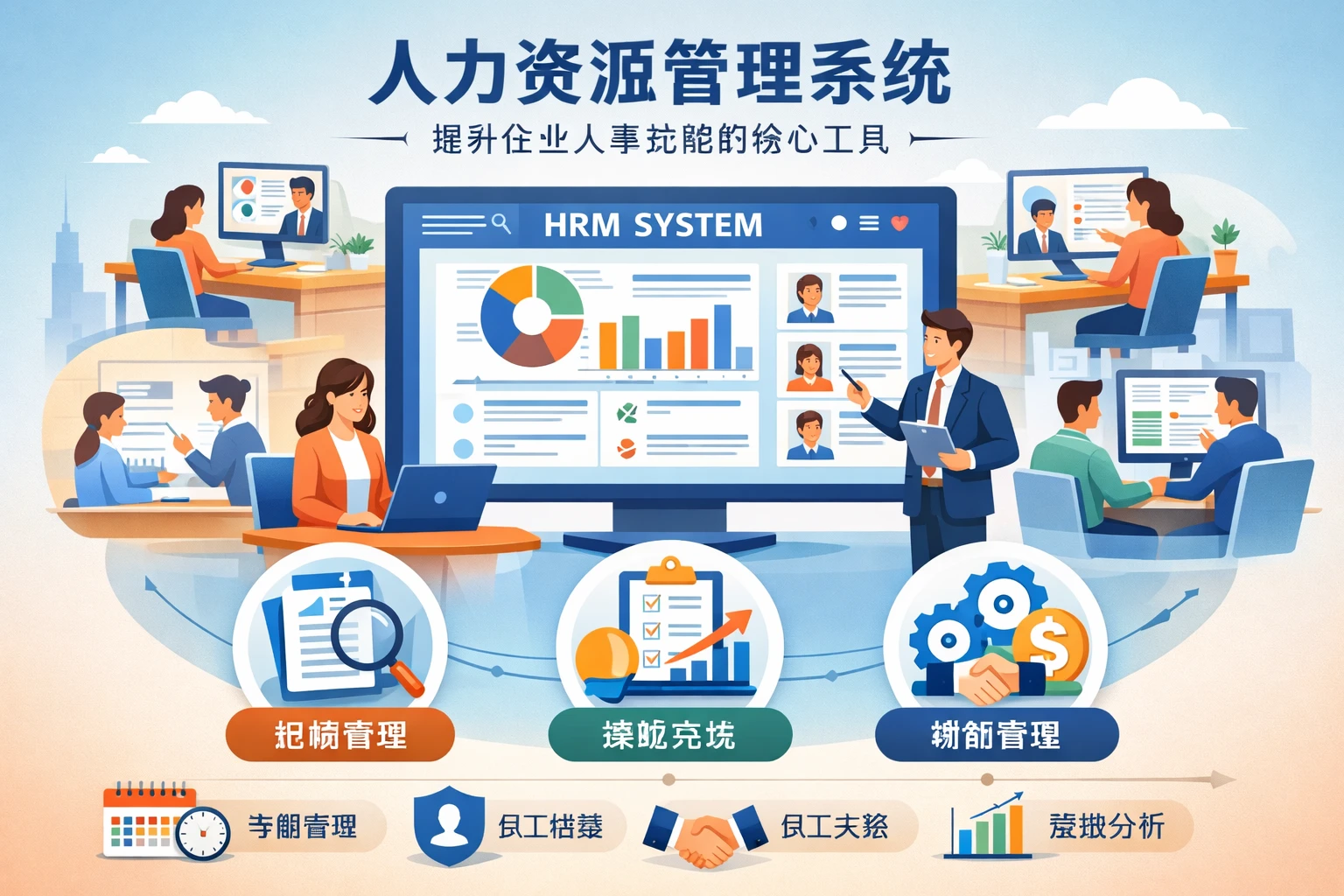 人力资源管理系统:提升企业人事效能的核心工具
