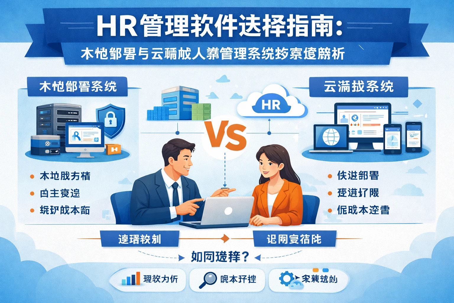 HR管理软件选择指南：本地部署与云端版人事管理系统的深度解析