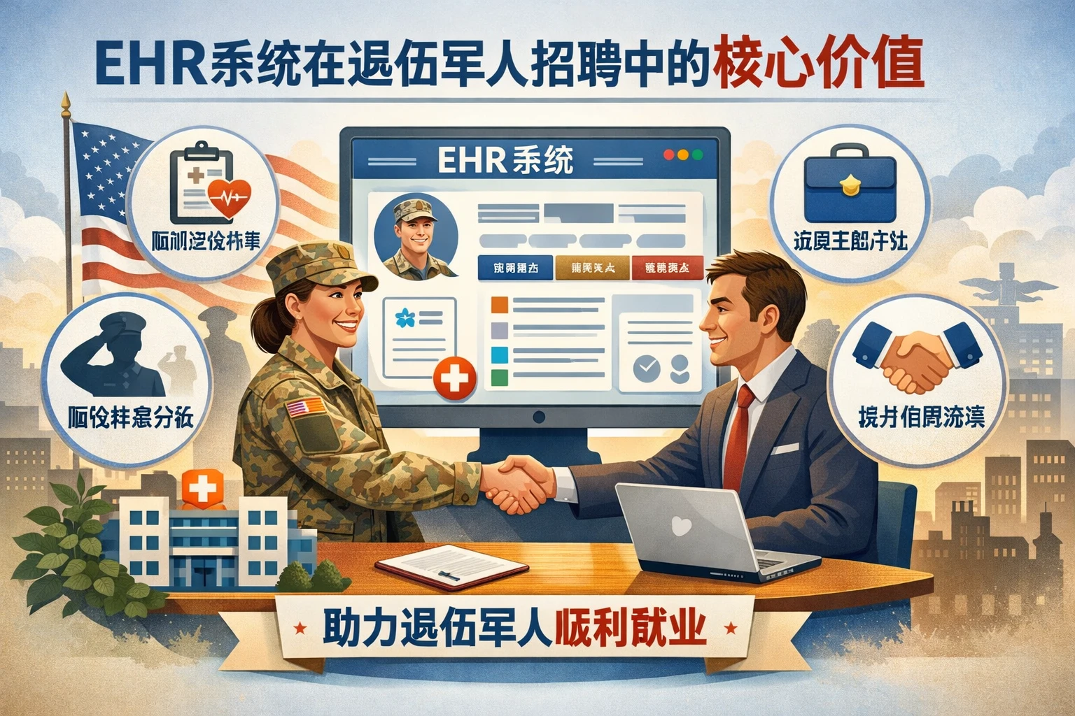 EHR系统在退伍军人招聘中的核心价值