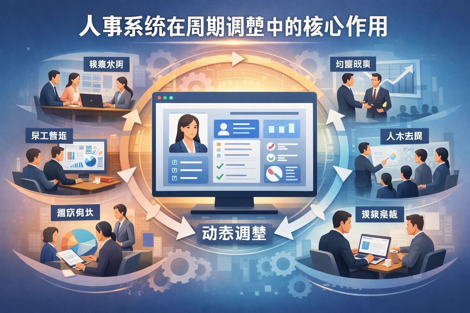 人事系统在周期调整中的核心作用