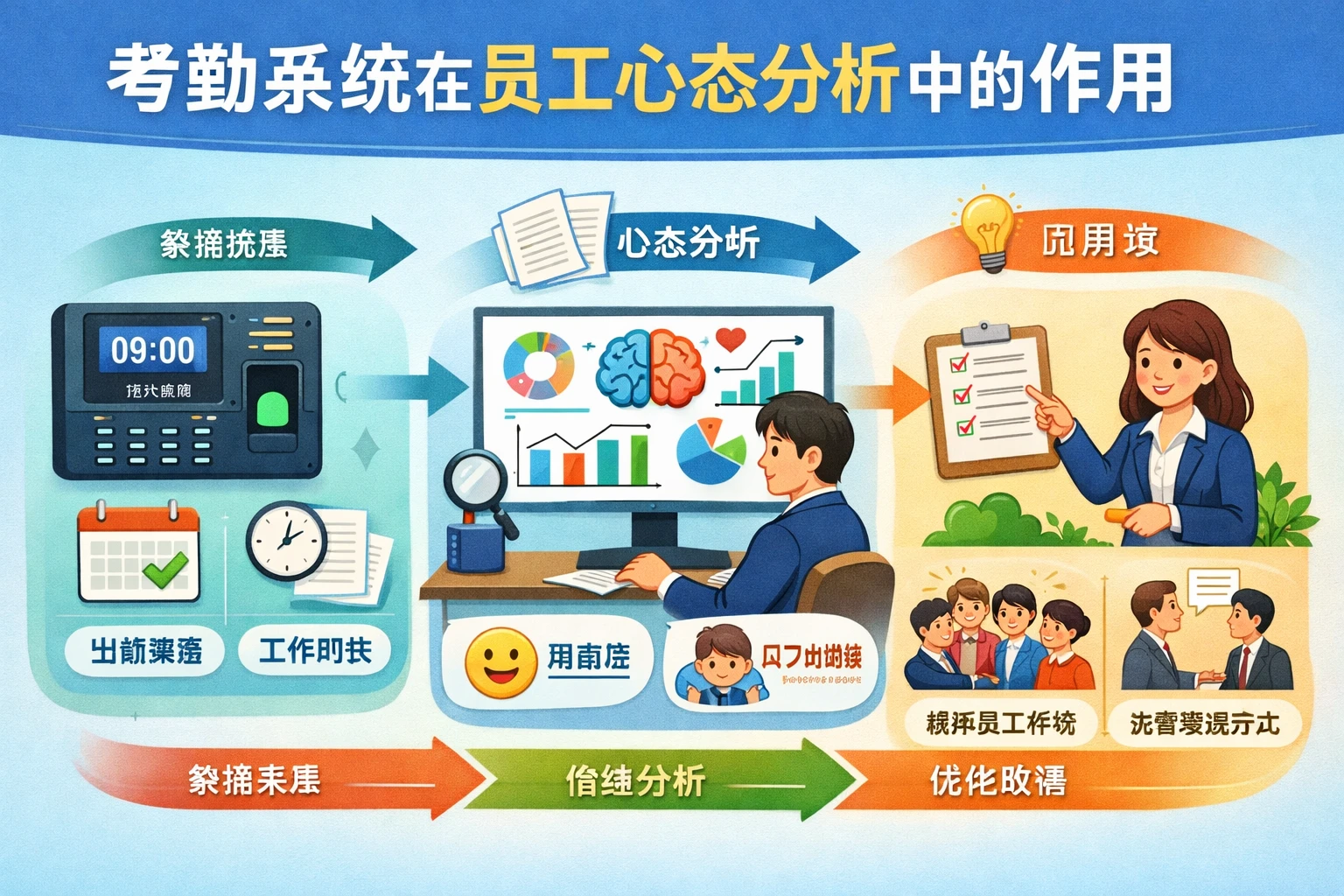 2 考勤系统在员工心态分析中的作用