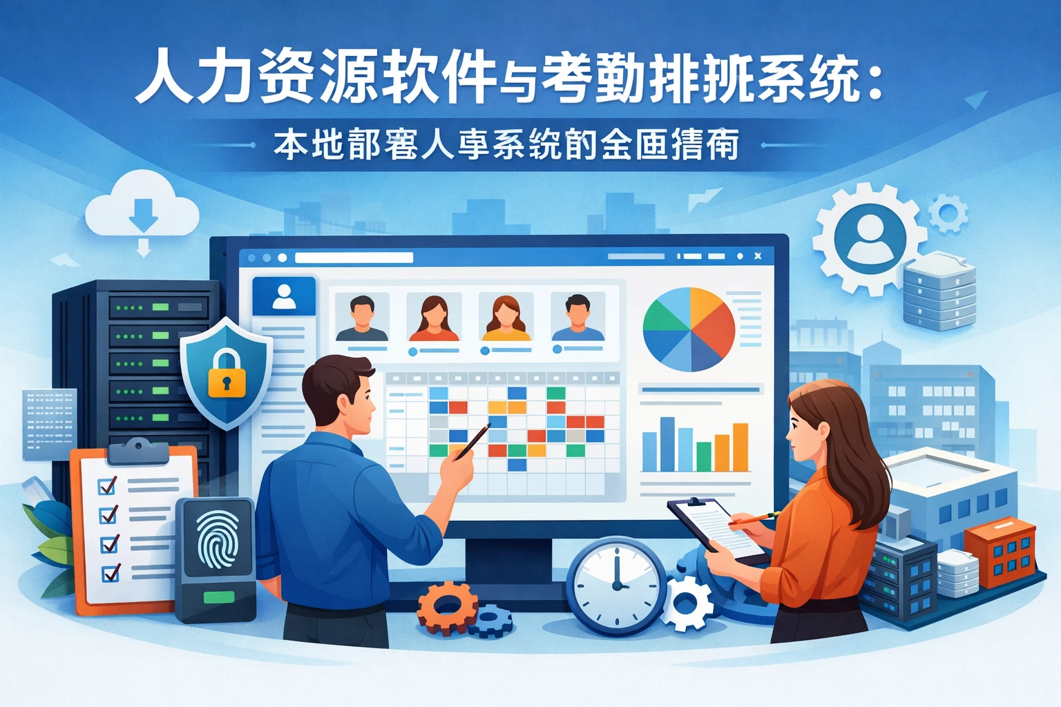 人力资源软件与考勤排班系统：本地部署人事系统的全面指南