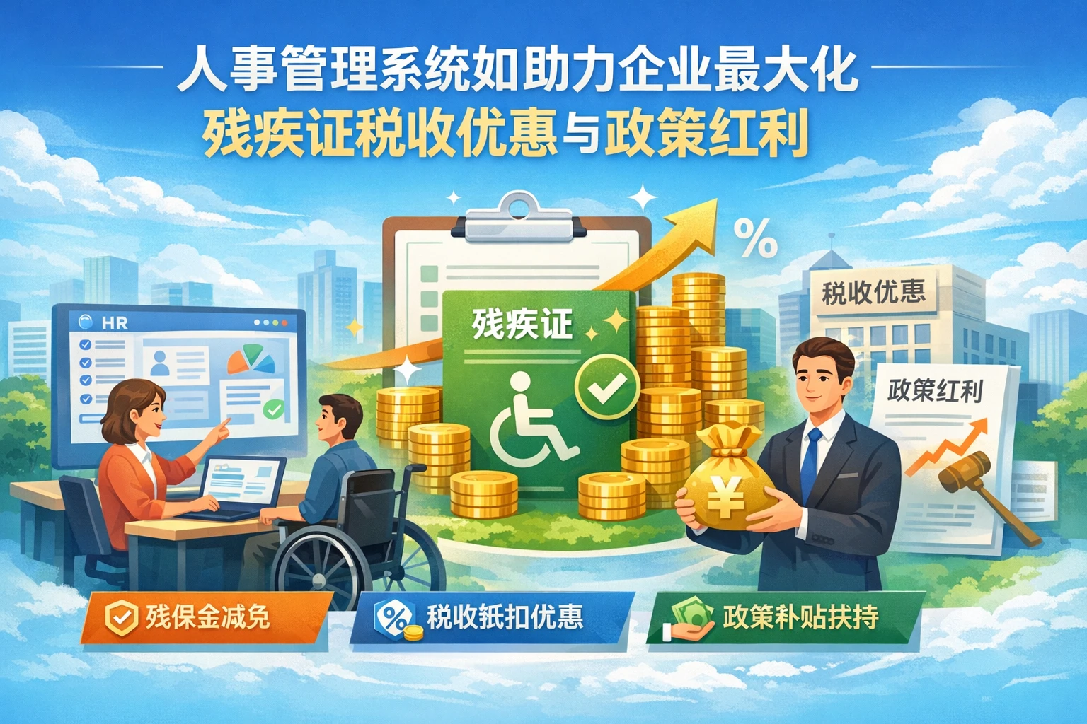 人事管理系统如何助力企业最大化残疾证税收优惠与政策红利