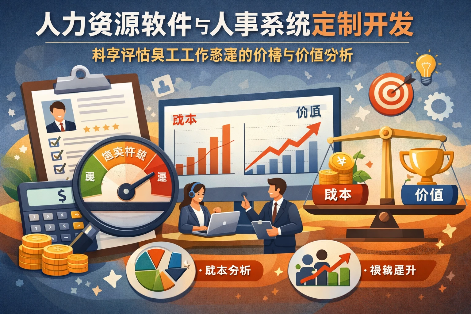 人力资源软件与人事系统定制开发：科学评估员工工作态度的价格与价值分析