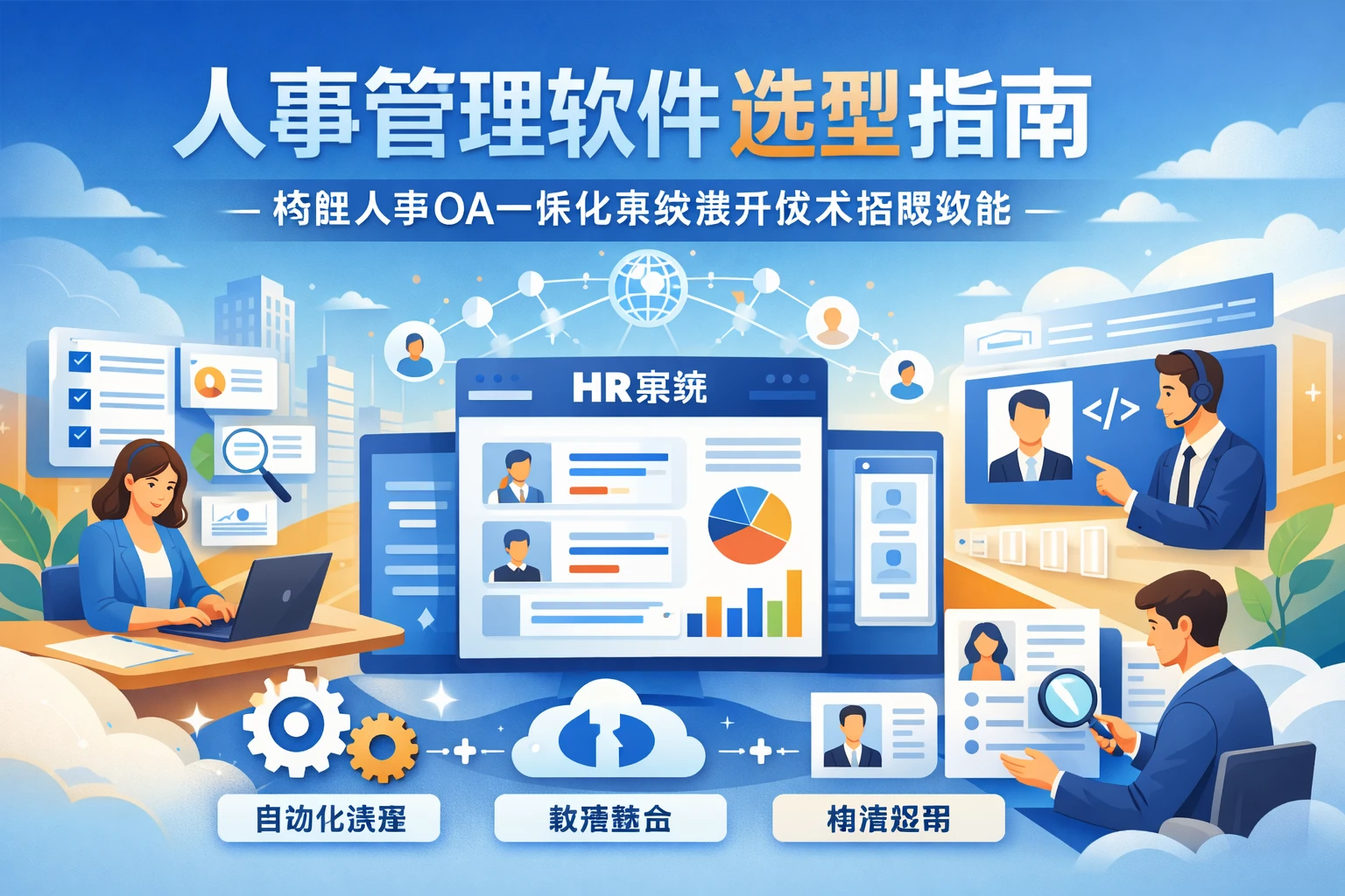 人事管理软件选型指南:构建人事OA一体化系统提升技术招聘效能