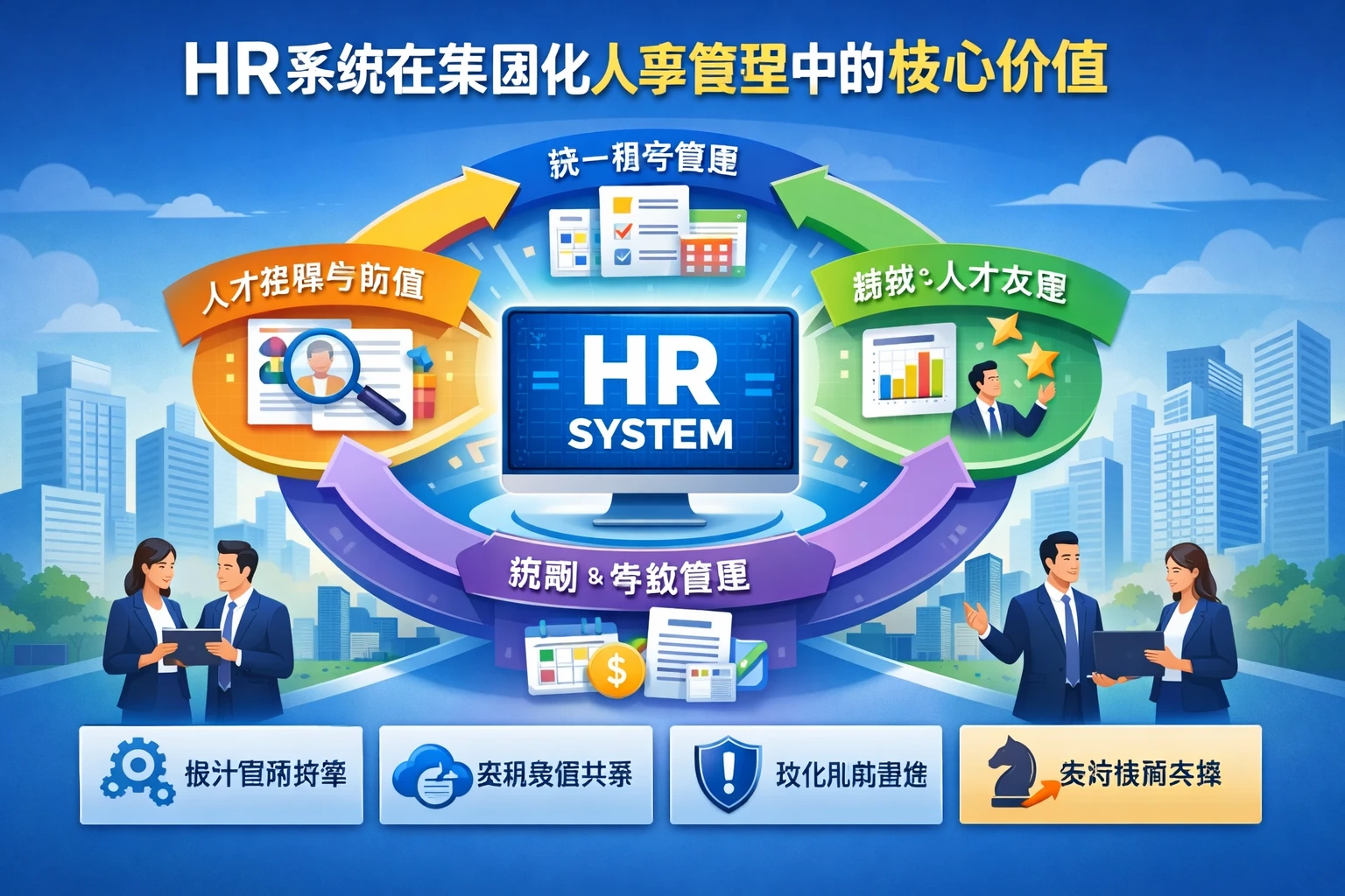 HR系统在集团化人事管理中的核心价值