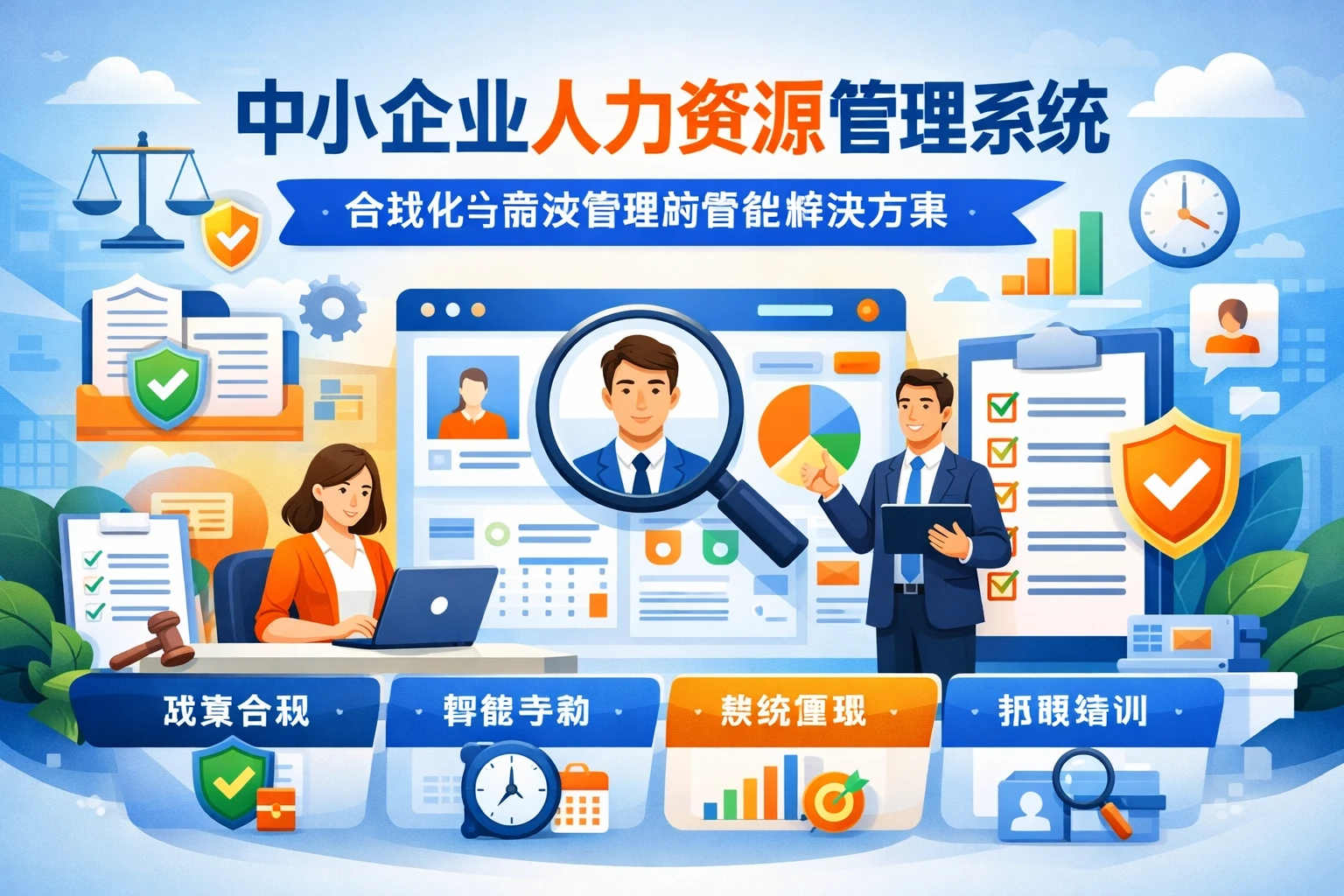中小企业人力资源管理系统:合规化与高效管理的智能解决方案