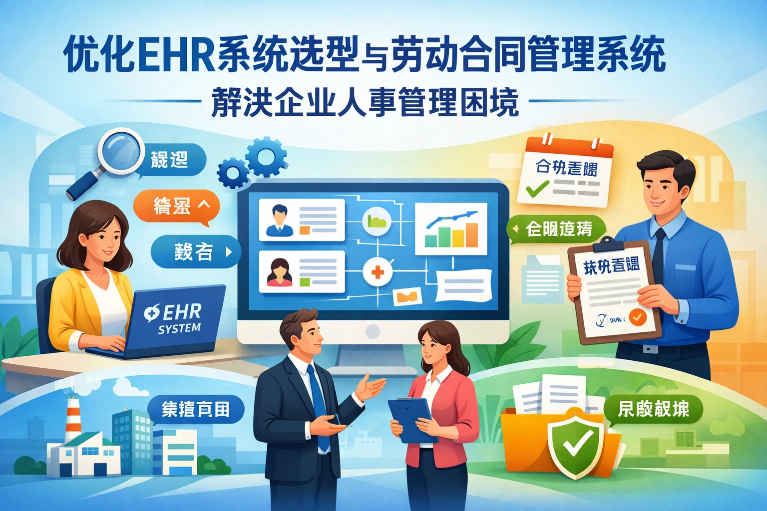 优化EHR系统选型与劳动合同管理系统，解决企业人事管理困境