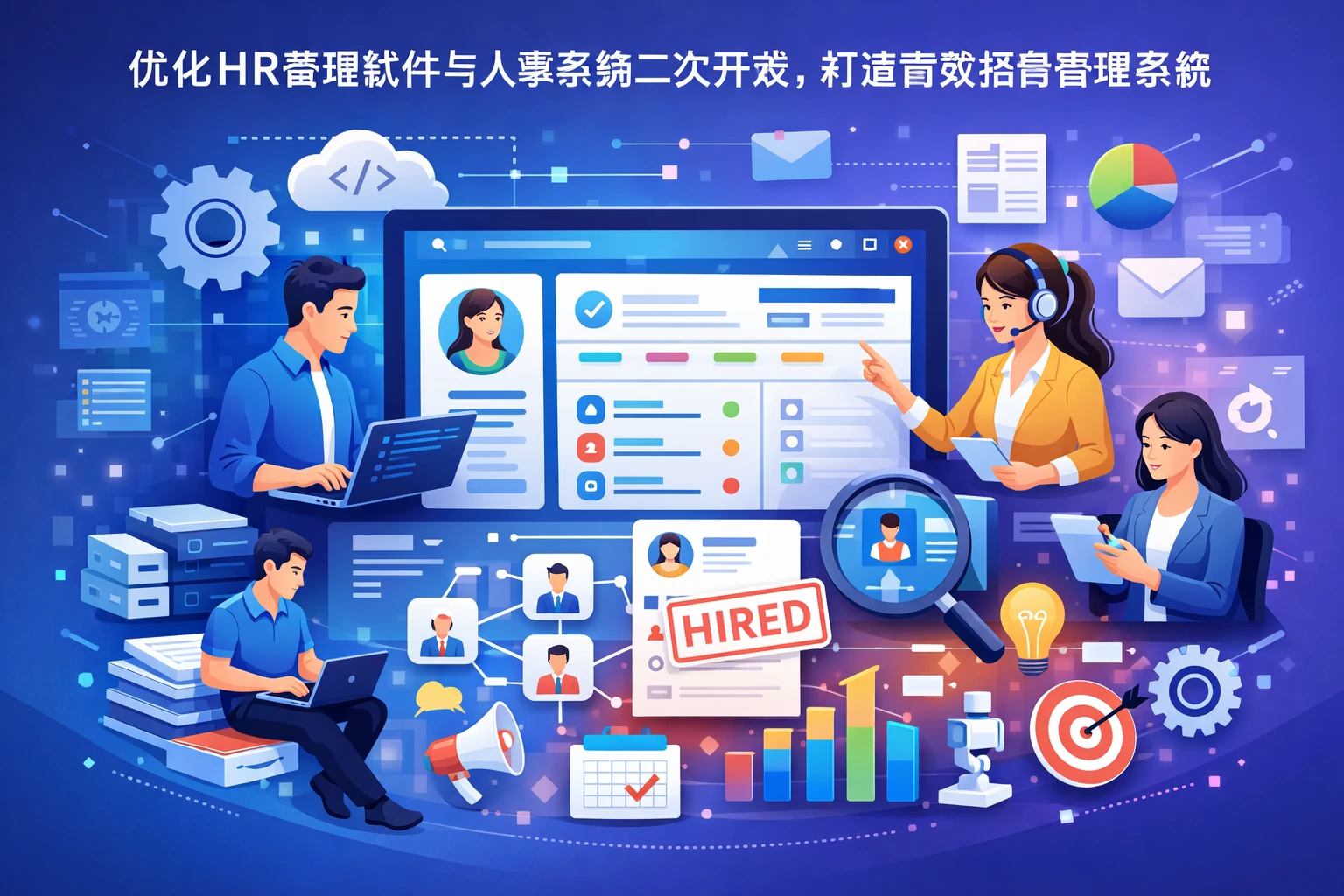 优化HR管理软件与人事系统二次开发，打造高效招聘管理系统